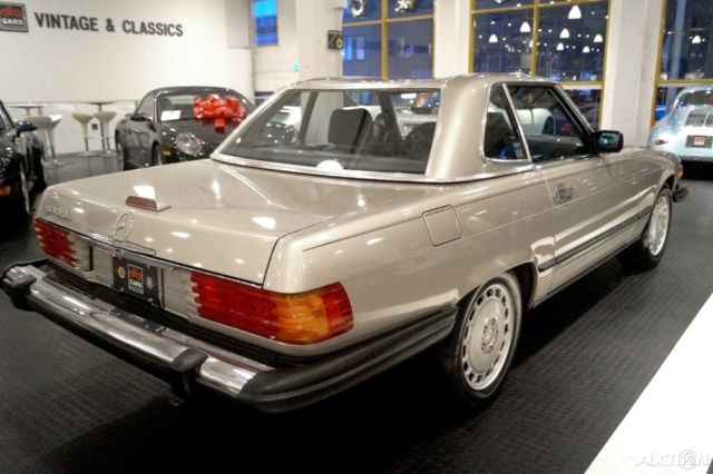 1989 Tan Mercedes-Benz 500-Series Convertible