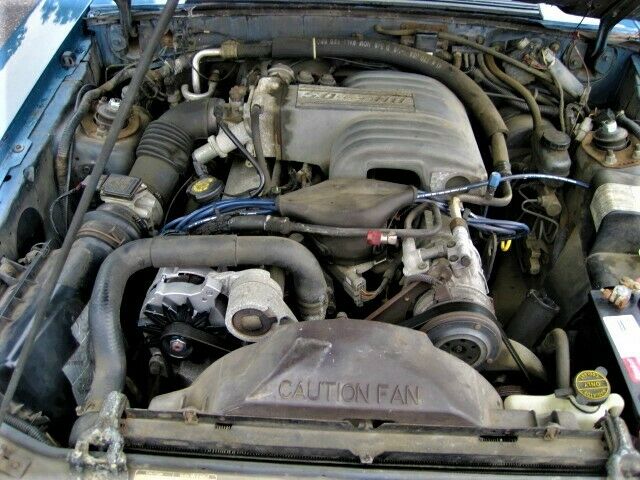 1989 Blue Ford Mustang Convertible