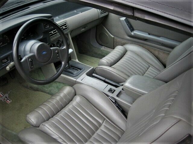 1989 Blue Ford Mustang Convertible