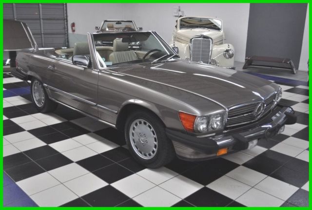 1989 Tan Mercedes-Benz SL-Class Convertible