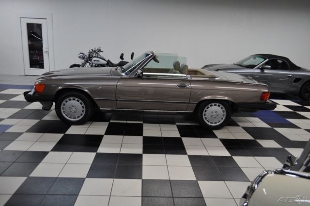 1989 Tan Mercedes-Benz SL-Class Convertible