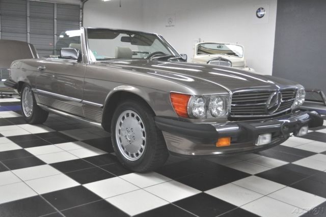 1989 Tan Mercedes-Benz SL-Class Convertible