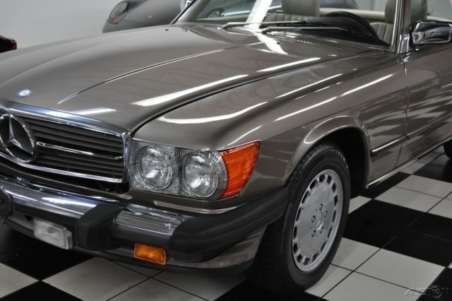 1989 Tan Mercedes-Benz SL-Class Convertible