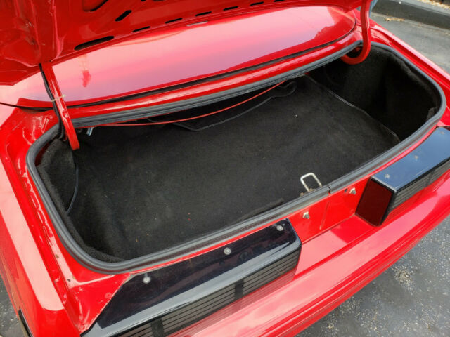 1989 Red Ford Mustang Convertible