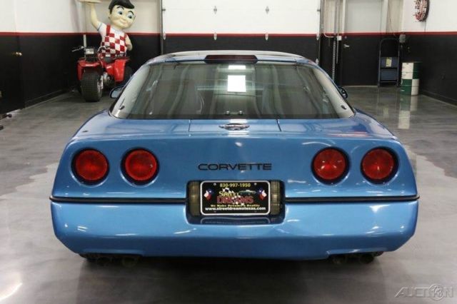 1989 Blue Chevrolet Corvette Hatchback