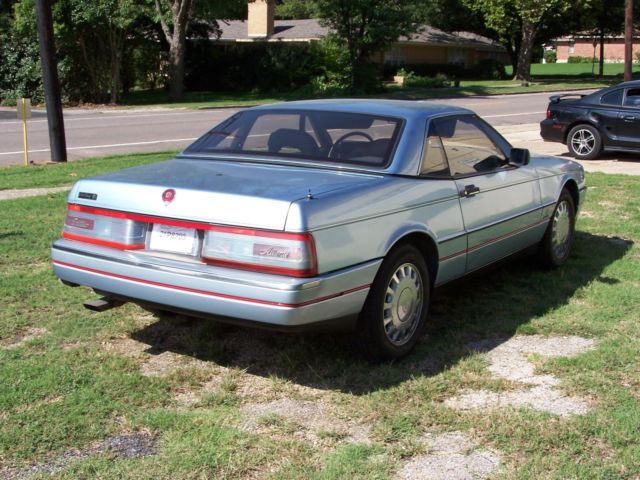 1989 Blue Cadillac Allante Convertible