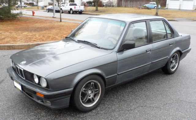 1989 Gray BMW 3-Series Sedan