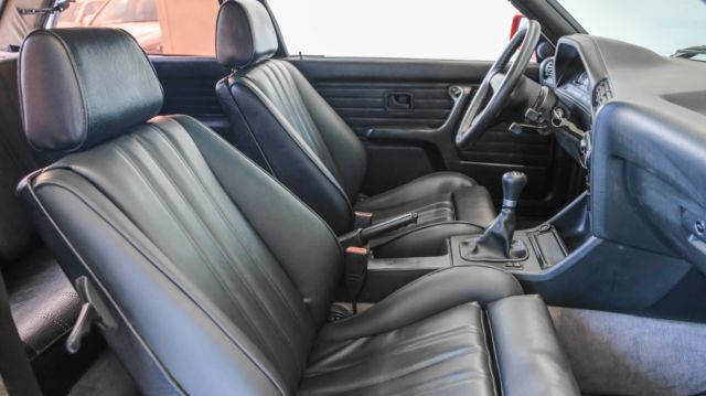 1989 Red BMW 3-Series Coupe