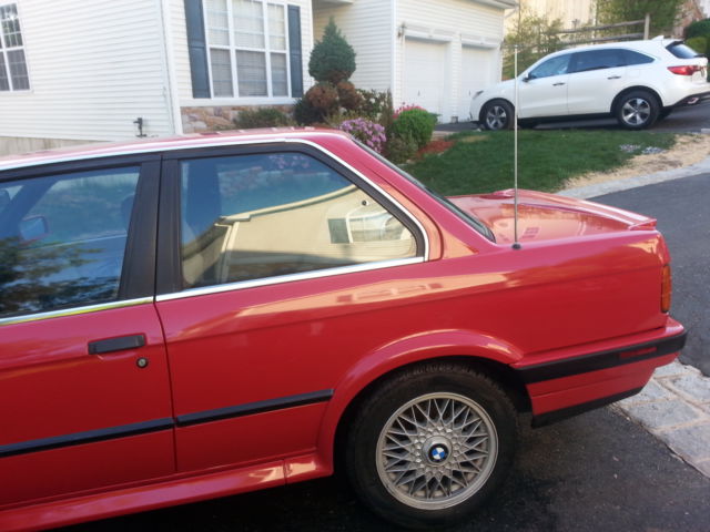 1989 Red BMW 3-Series 2 DOOR
