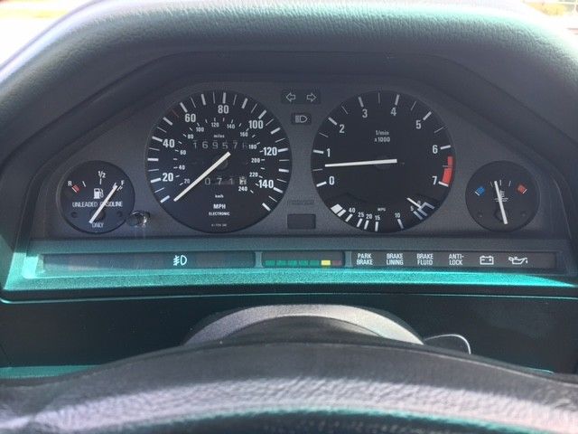 1989 Salmon Silver BMW 3-Series Sedan