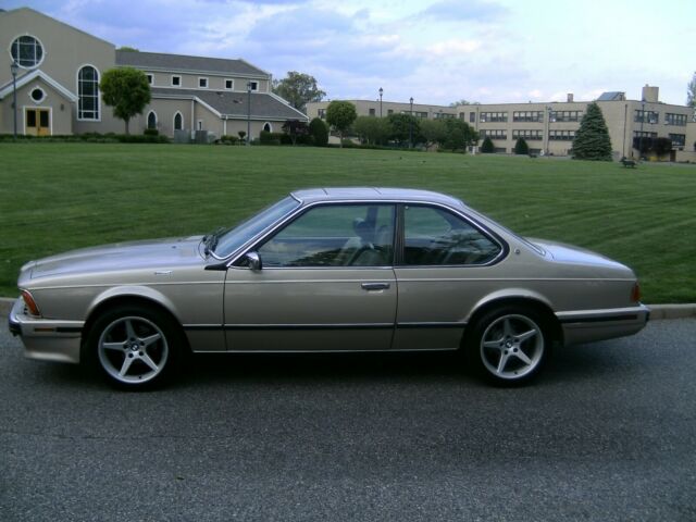 1989 Tan BMW 6-Series Coupe