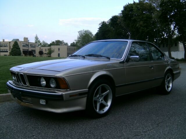 1989 Tan BMW 6-Series Coupe