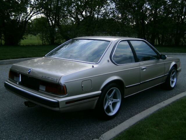 1989 Tan BMW 6-Series Coupe