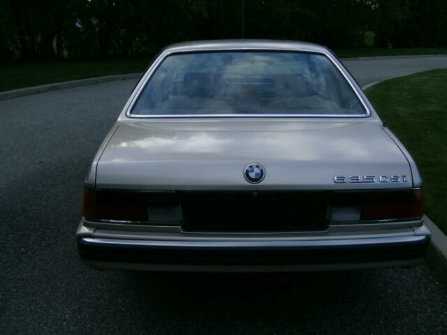 1989 Tan BMW 6-Series Coupe