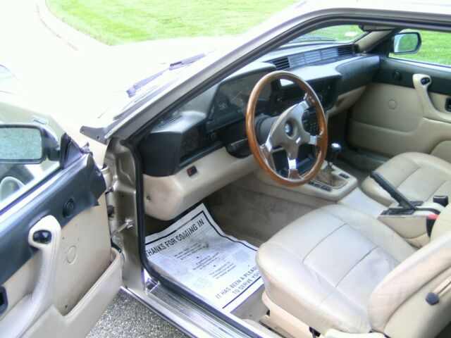 1989 Tan BMW 6-Series Coupe