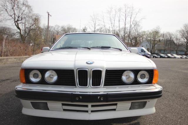1989 WHITE BMW 6-Series COUPE