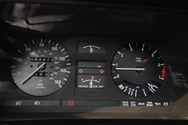 1989 WHITE BMW 6-Series COUPE