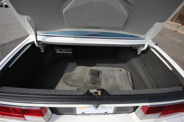 1989 WHITE BMW 6-Series COUPE