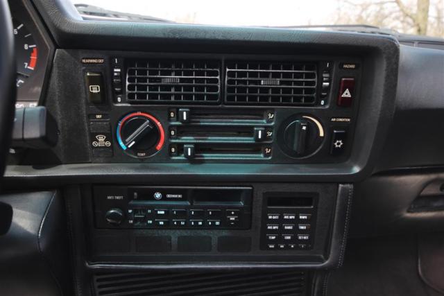 1989 WHITE BMW 6-Series COUPE