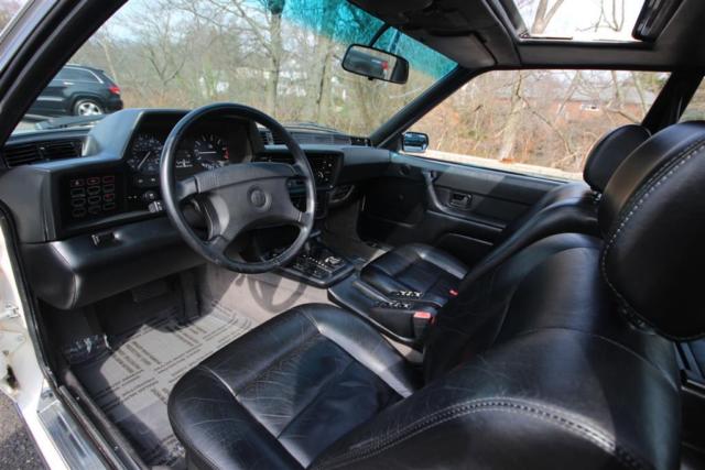 1989 WHITE BMW 6-Series COUPE