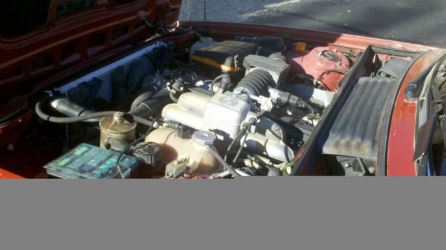 1989 Red BMW 6-Series