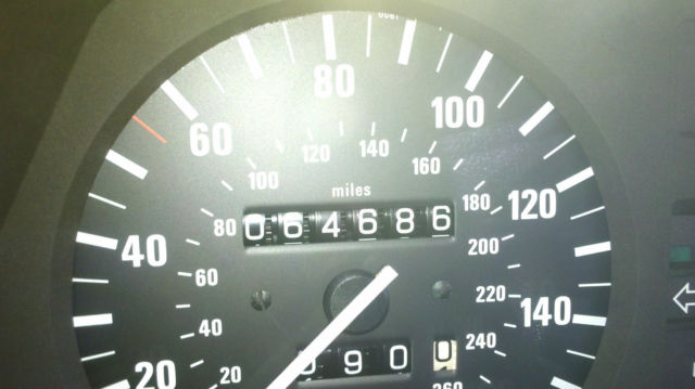 1989 Red BMW 6-Series