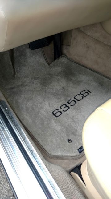 1989 White BMW 6-Series Coupe