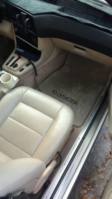 1989 White BMW 6-Series Coupe