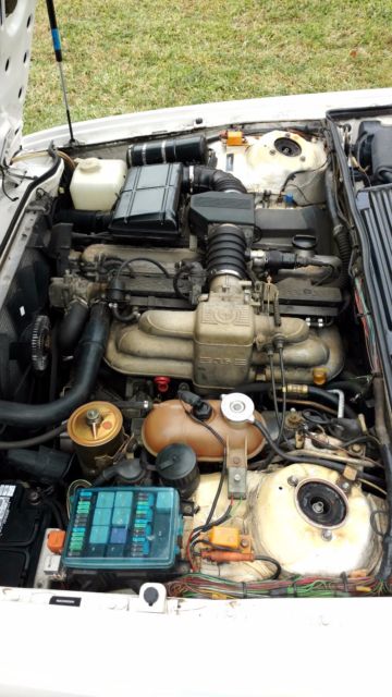 1989 White BMW 6-Series Coupe