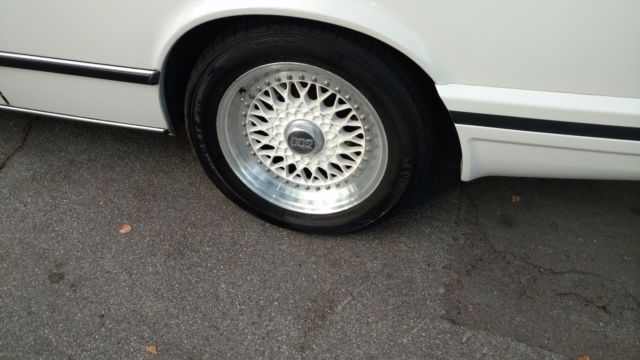 1989 White BMW 6-Series Coupe