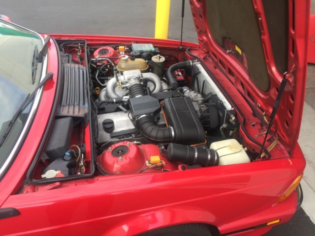 1989 Cinnabar Red BMW 6-Series Coupe