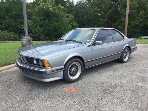 1989 Lach Silber BMW 6-Series Coupe