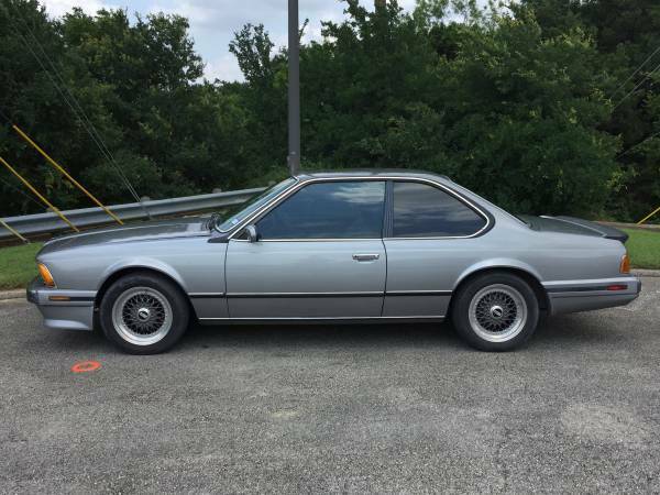 1989 Lach Silber BMW 6-Series Coupe