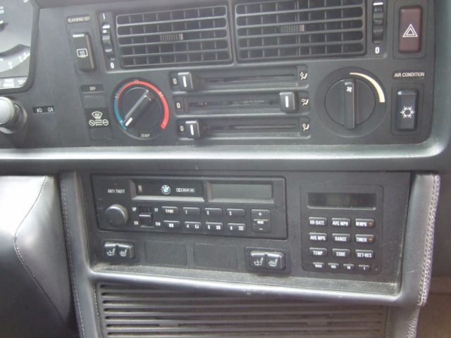 1989 Silver BMW 6-Series Coupe