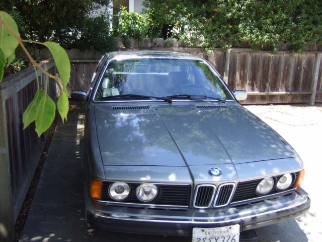 1989 Silver BMW 6-Series Coupe