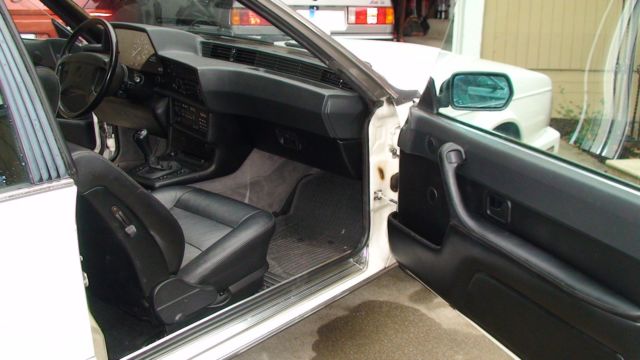 1989 White BMW 6-Series Coupe