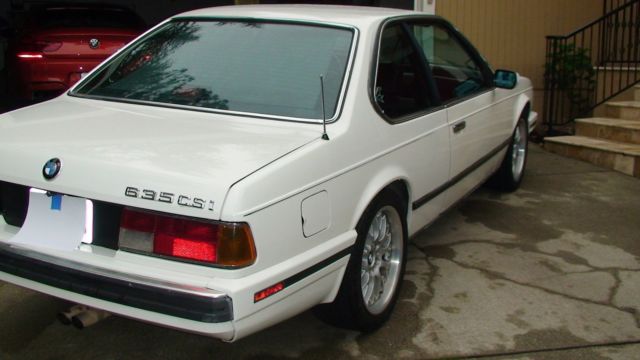 1989 White BMW 6-Series Coupe