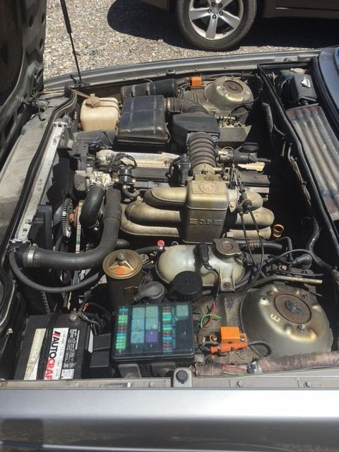 1989 Gray BMW 6-Series Coupe