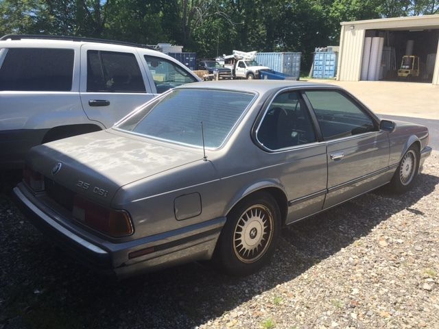 1989 Gray BMW 6-Series Coupe