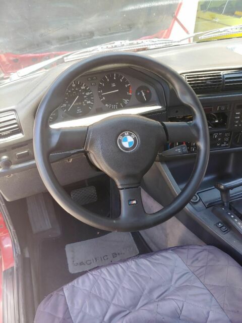 1989 Red BMW 3-Series Coupe