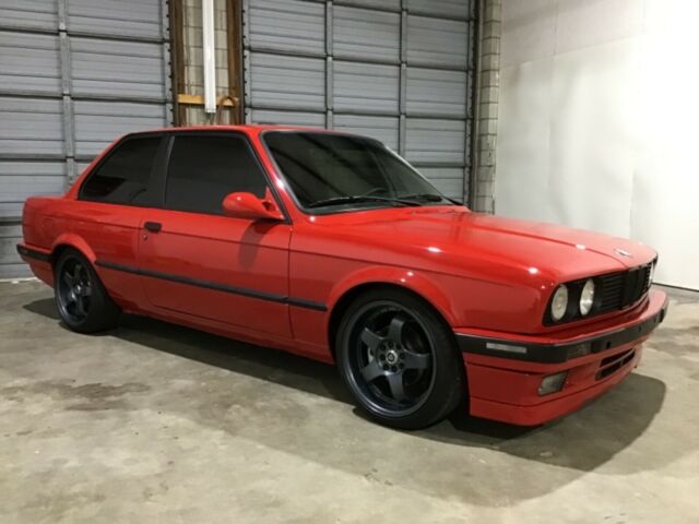 1989 Red BMW 3-Series