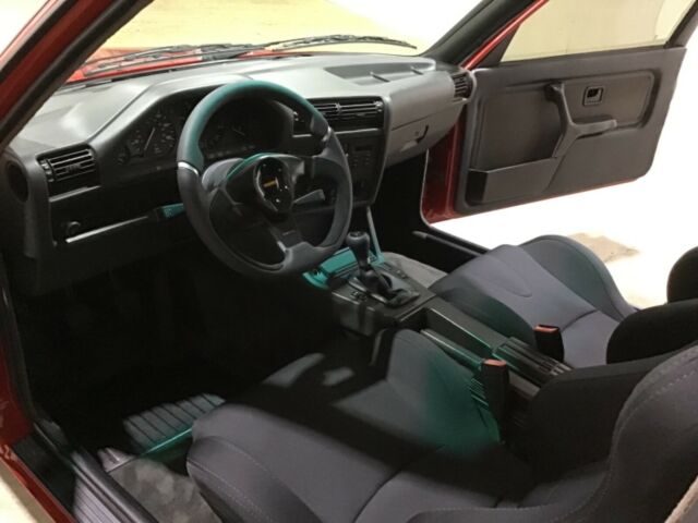 1989 Red BMW 3-Series