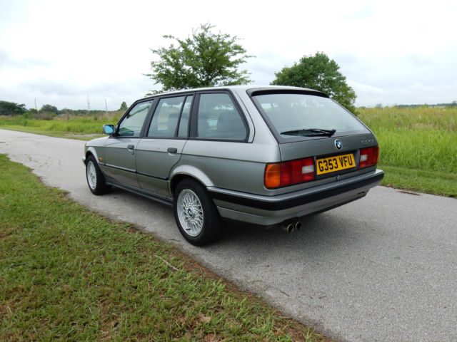 1989 Silver BMW 3-Series Wagon