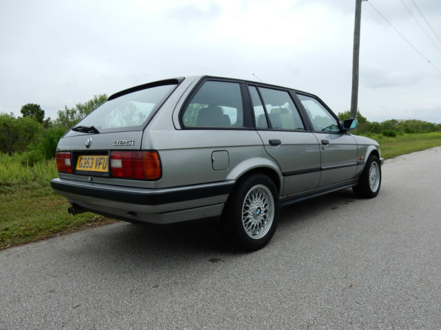1989 Silver BMW 3-Series Wagon