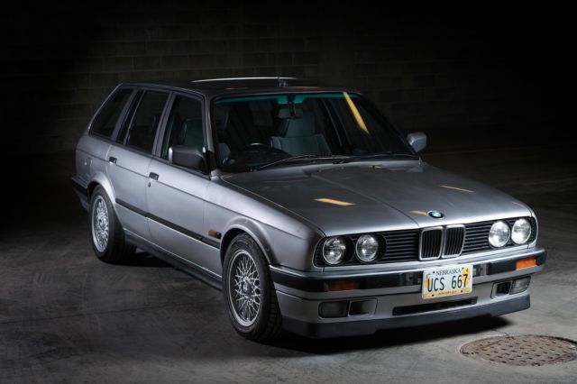 1989 Silver BMW 3-Series Wagon
