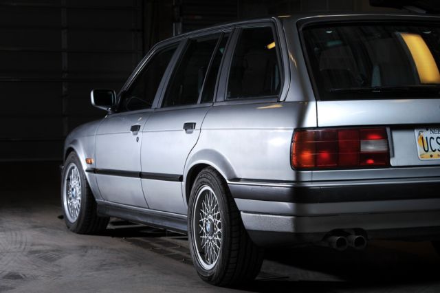 1989 Silver BMW 3-Series Wagon