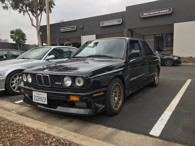 1989 Black BMW M3 Coupe