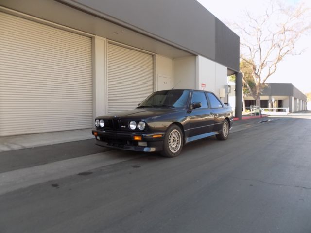 1989 Black BMW M3 Coupe