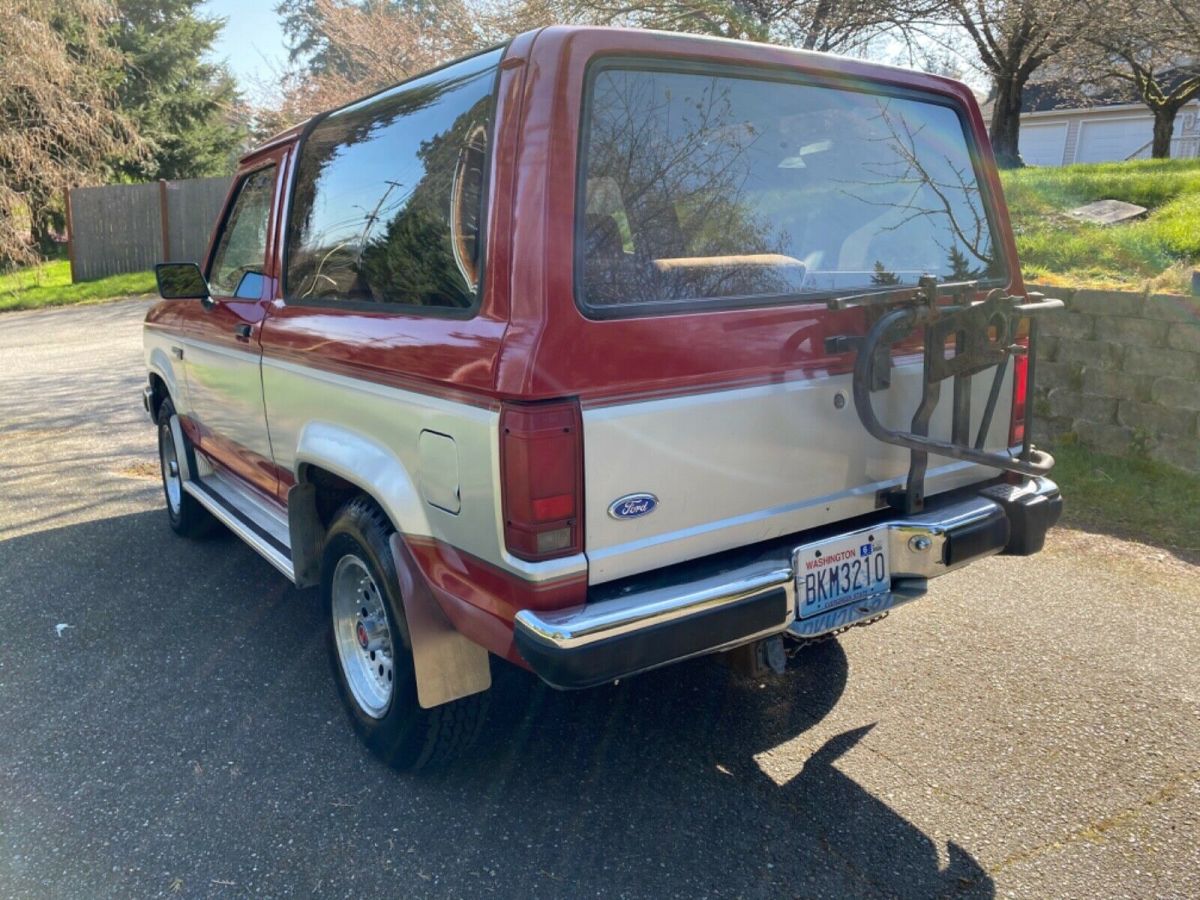 1989 Red Ford Bronco II SUV