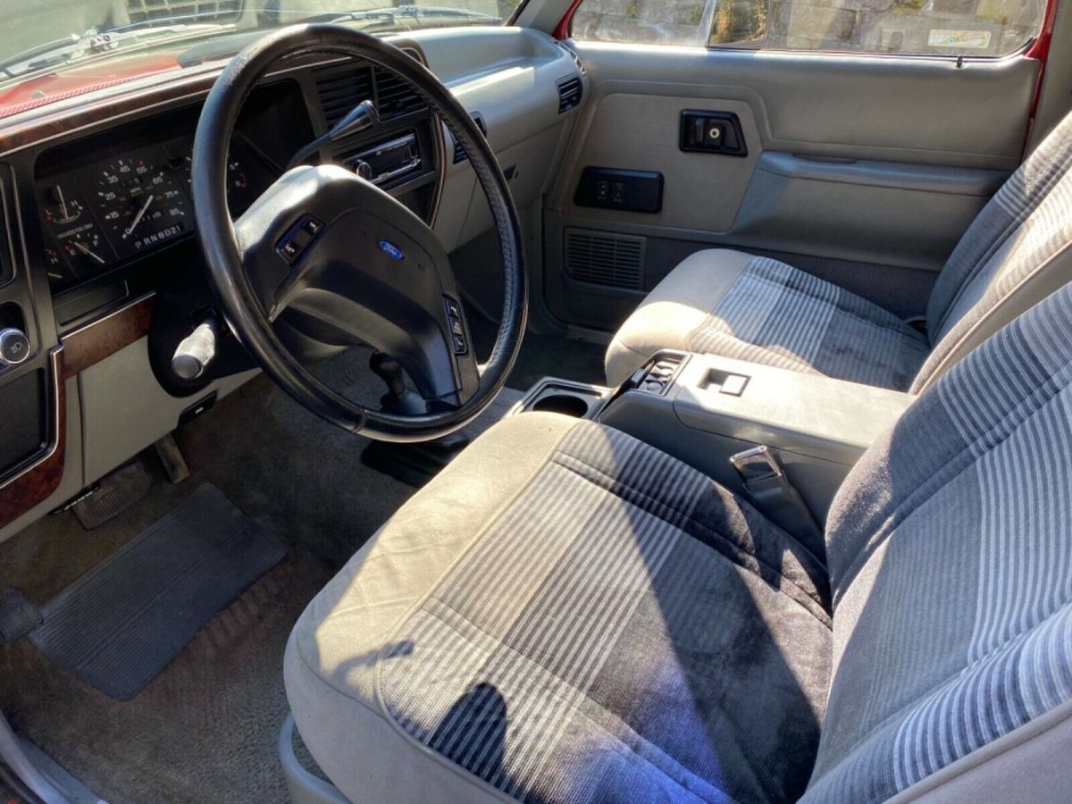 1989 Red Ford Bronco II SUV